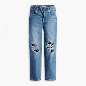 Levi Ribcage Straight ankle jeans